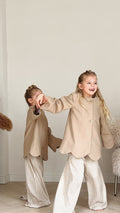 Sweetheart Linen Coat