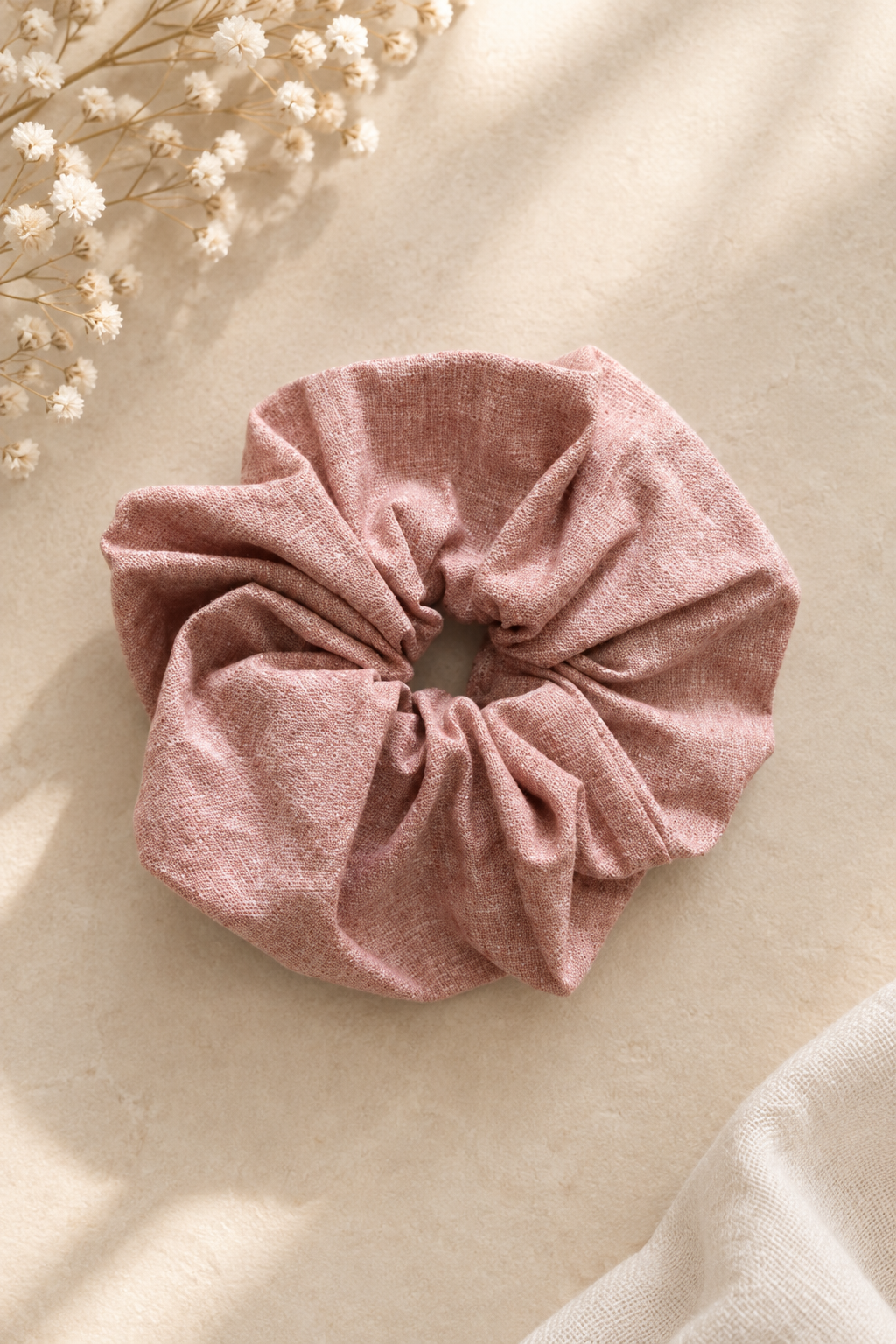 Scrunchie Rosé Ruffle