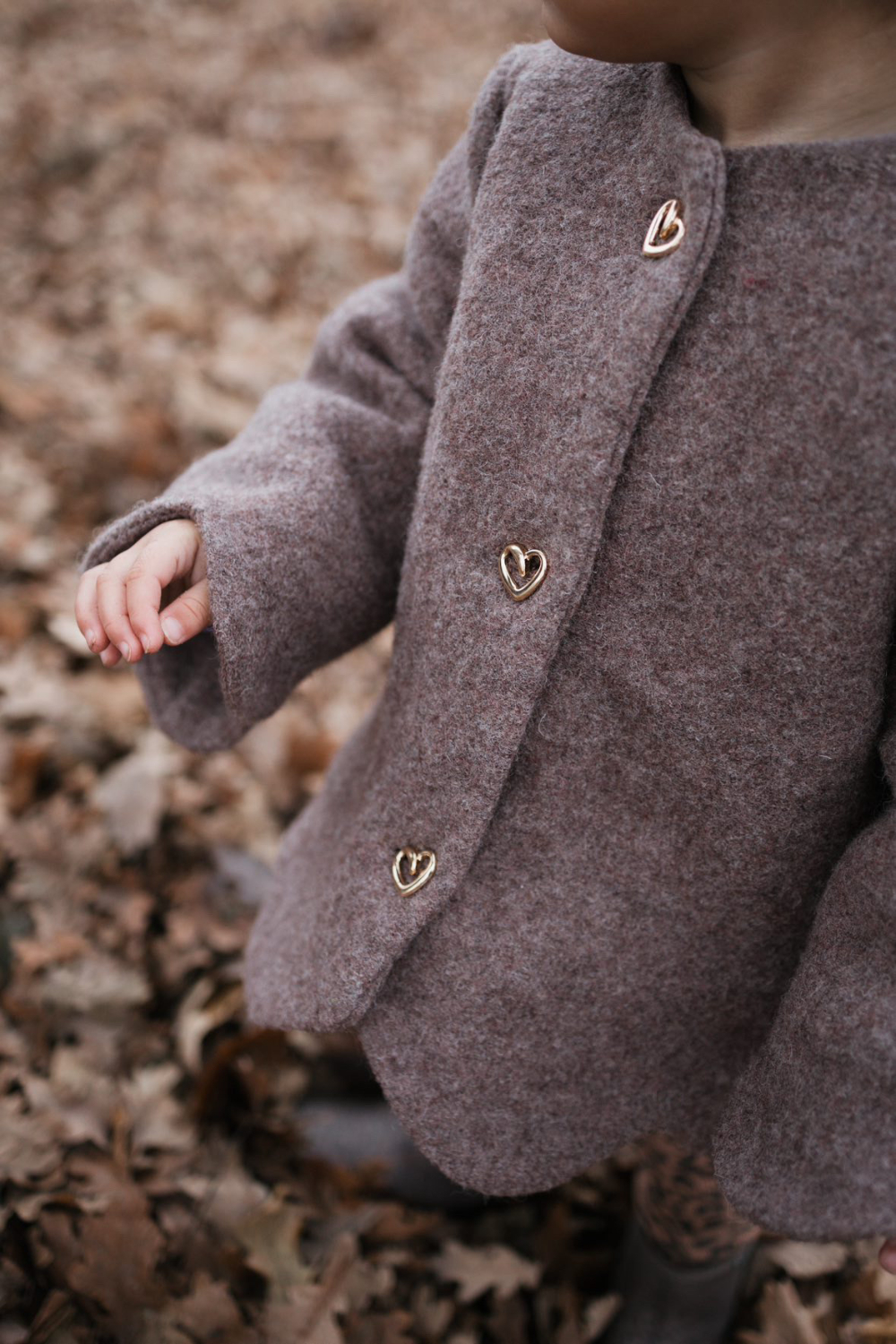 Sweetheart Wool Coat Brown