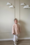 Sweetheart Wool Coat Beige