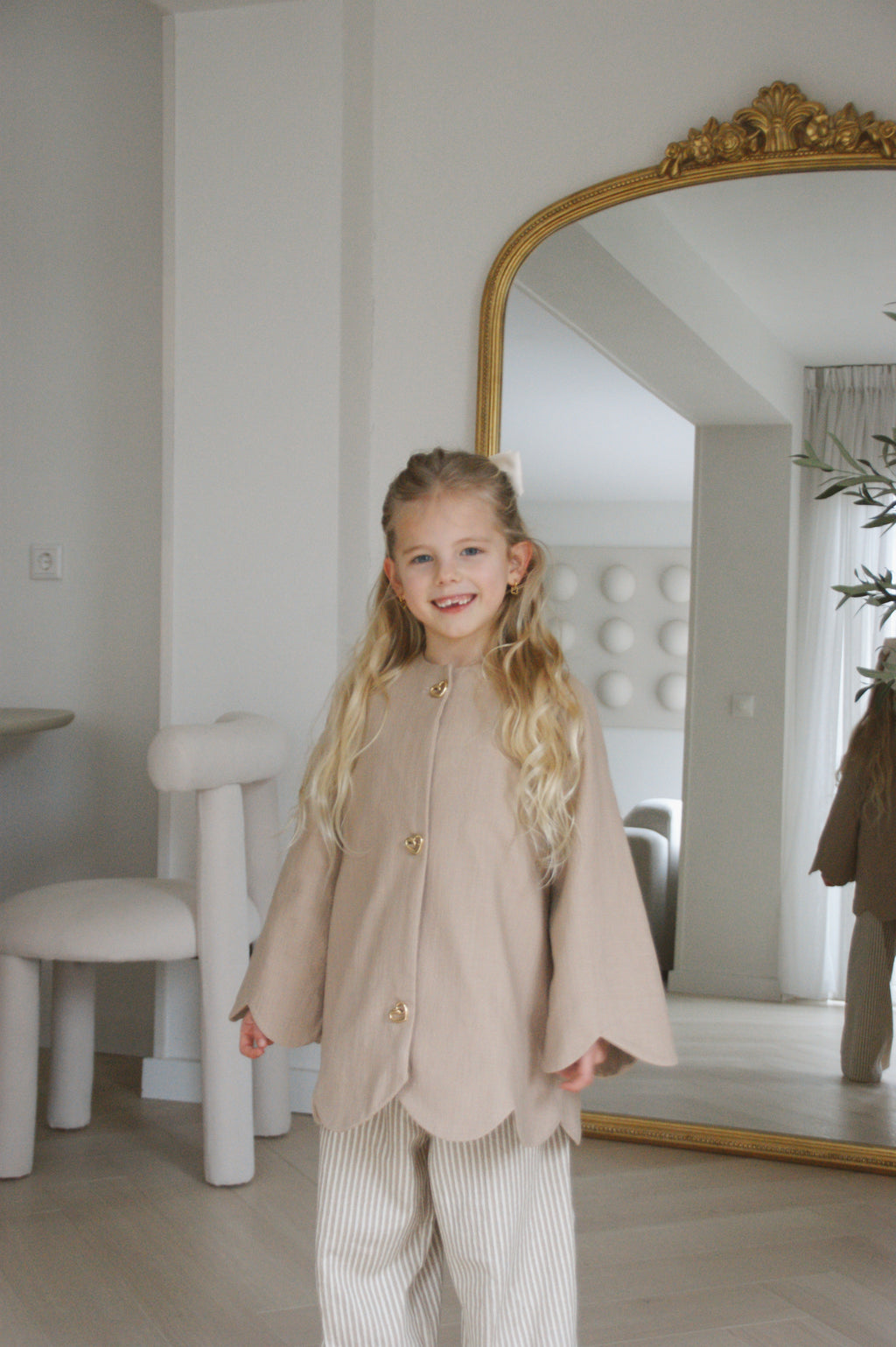 Sweetheart Linen Coat