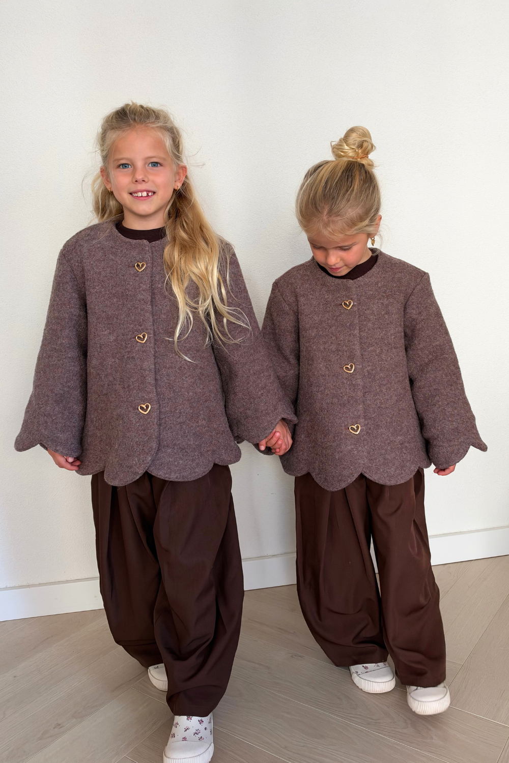 Sweetheart Wool Coat Brown
